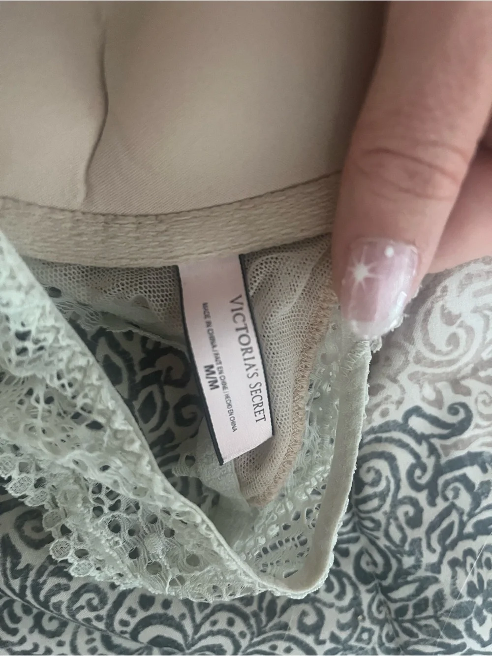 Lace Bralette in Cream and Natural- Women's